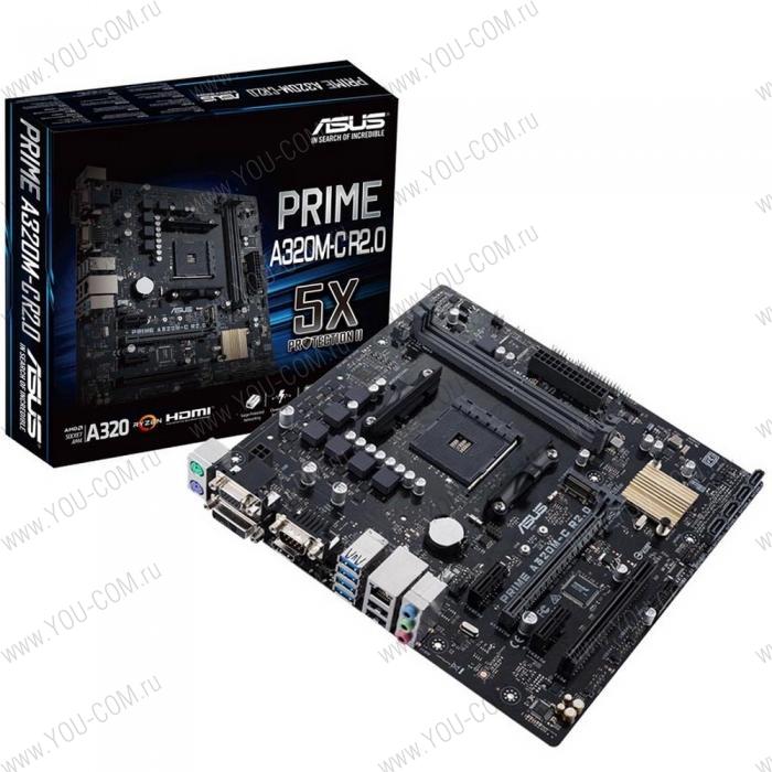 PRIME A320M-C R2.0 AM4 microATX 2xDDR4 PCIEx16 2xPCIEx1 M.2 VGA DVI HDMI GLAN RTL {10}