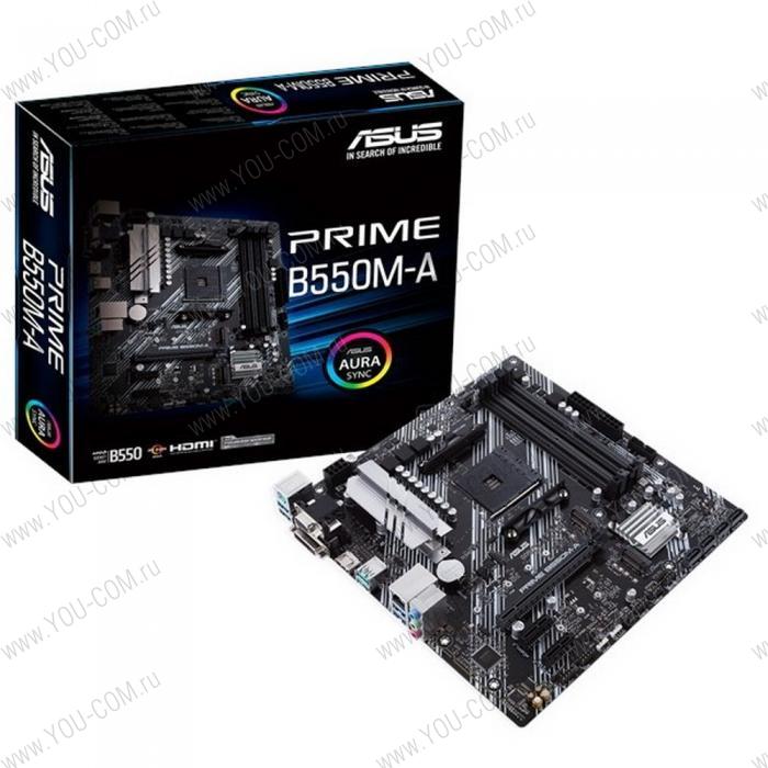 PRIME B550M-A  AM4 microATX 4xDDR4 PCIEx16 2xPCIEx1 2xM.2 VGA DVI HDMI GLAN RTL {10}