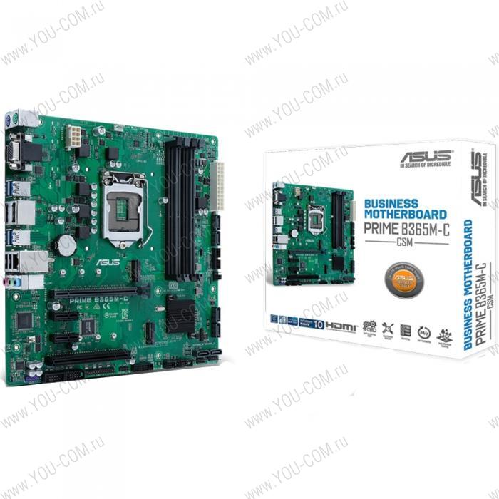 PRIME B365M-C/CSM LGA1151 4xDDR4 PCIEx16 2xPCIEx1 PCI 2xM.2 VGA HDMI DP GLAN {10}