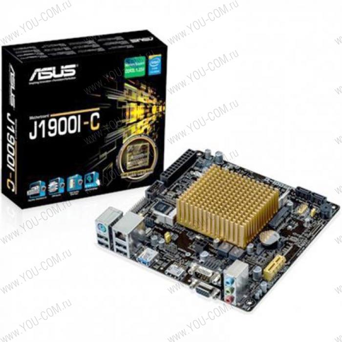 J1900I-C, with CPU Intel® Celeron® quad-core J1900, Mini ITX, 2xDDR3L-1333 SO-DIMM, Max 8GB, 1xPCI-Ex1, 1xMini PCI-E, 2xSATA2, Giga Lan, 8CH, VGA/HDMI, 4xUSB2.0, 1xUSB3.0 LPT RTL {10} (734703)