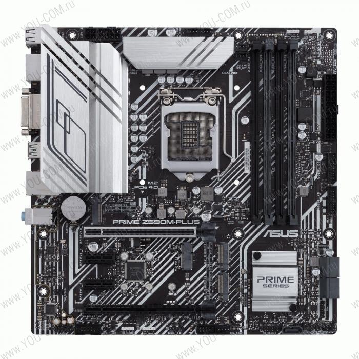 PRIME Z590M-PLUS LGA1200 micro-ATX 4xDDR4 2xPCIEx16 2xPCIEx1 3xM.2 DVI HDMI DP GLAN RTL {10} (103356)