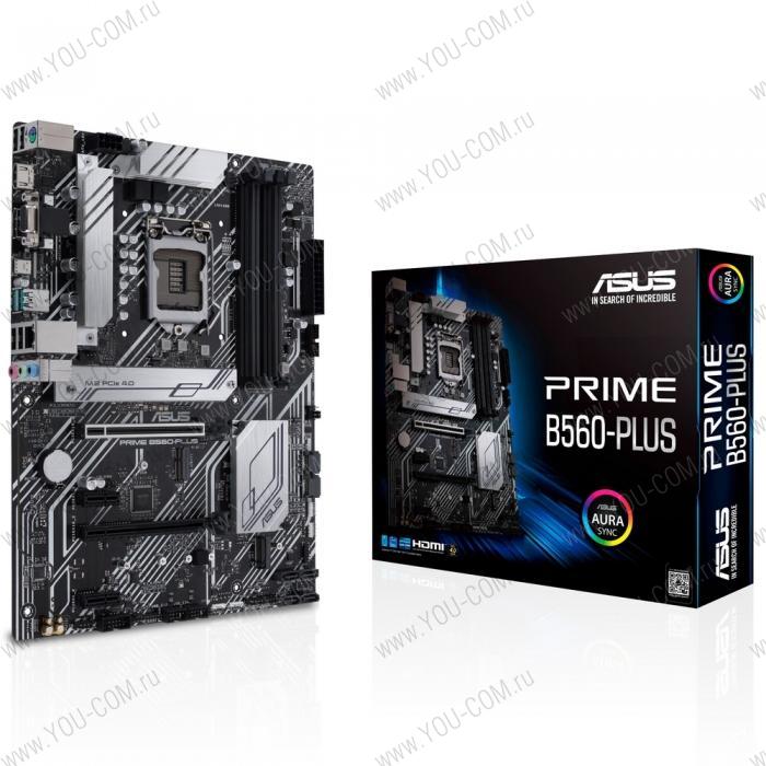 PRIME B560-PLUS LGA1200 ATX 4xDDR4 2xPCIEx16 2xPCIEx1 2xM.2 VGA HDMI DP GLAN {10} (122685)