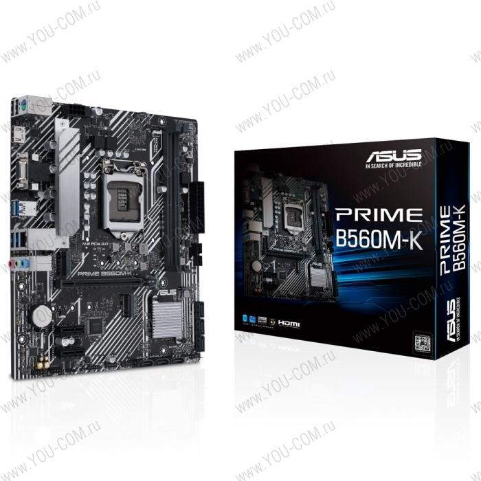 PRIME B560M-K LGA1200 micro-ATX 2xDDR4 PCIEx16 2xPCIEx1 2xM.2 VGA HDMI GLAN RTL {10}