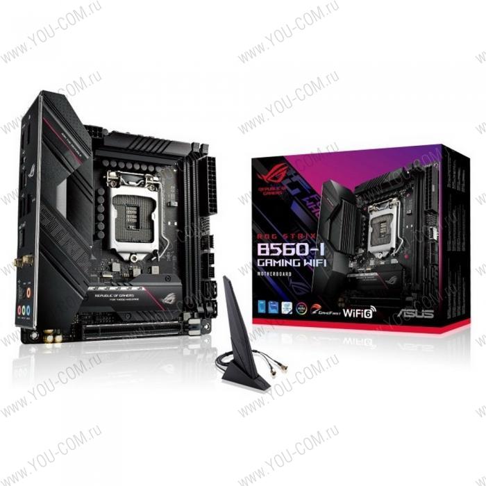 ROG STRIX B560-I GAMING WIFI LGA1200 mini-ITX 2xDDR4 PCIEx16 2xM.2 HDMI DP 2.5GLAN WIFI RTL {6} (123224)