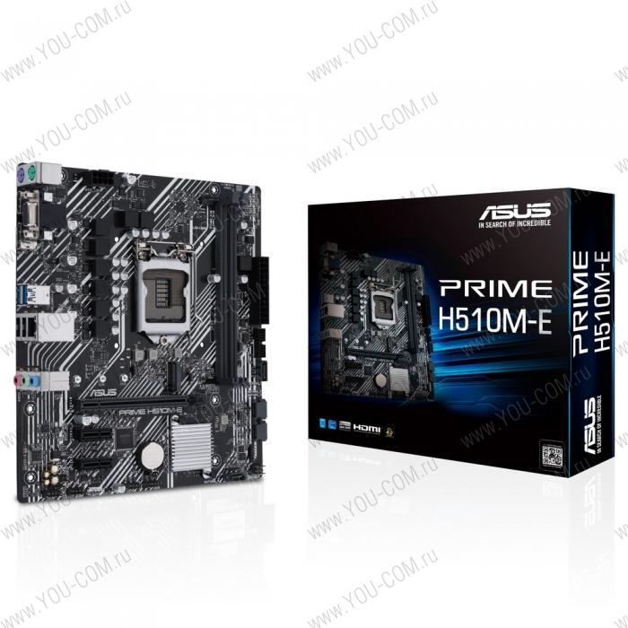 PRIME H510M-E LGA1200 micro-ATX 2xDDR4 PCIEx16 2xPCIEx1 M.2 VGA HDMI DP GLAN RTL {10} (127765)