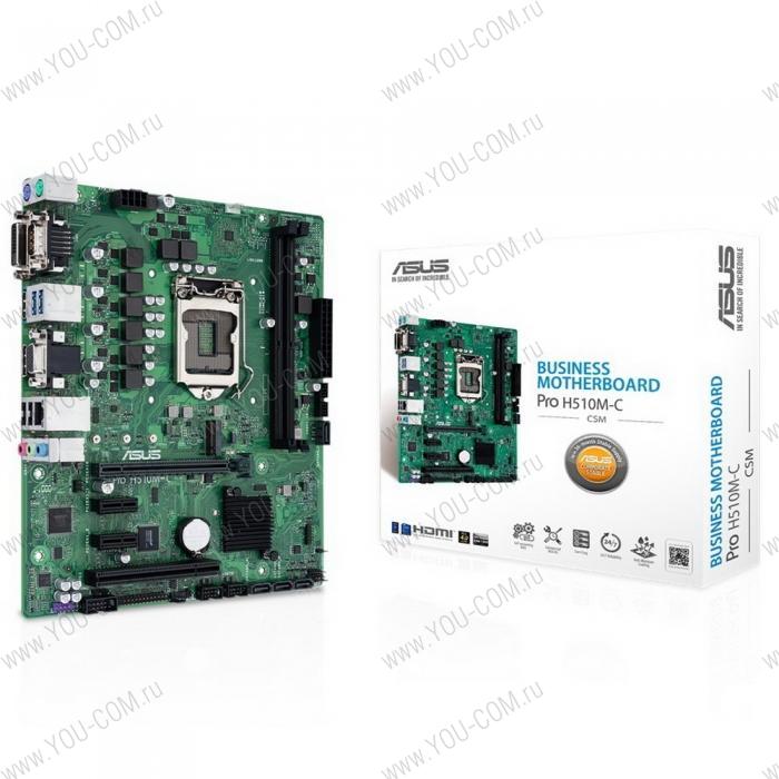 PRO H510M-C/CSM LGA1200 micro-ATX 2xDDR4 PCIEx16 2xPCIEx1 M.2 VGA DVI HDMI DP GLAN RTL {10} (122494)