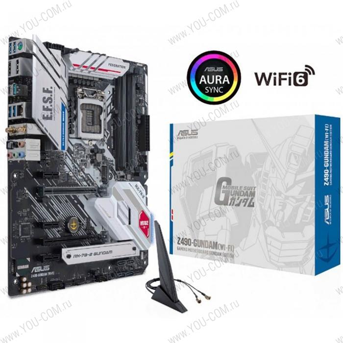 Z590 WIFI GUNDAM EDITION LGA1200 ATX 4xDDR4 2xPCIEx16 2xPCIEx1 3xM.2 HDMI DP 2.5GLAN WIFI RTL {5} (185666)