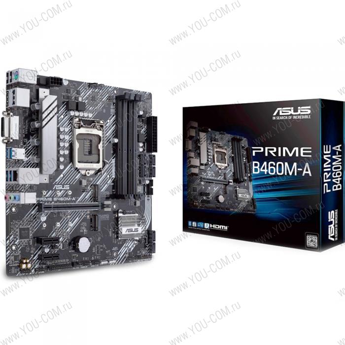 PRIME B460M-A R2.0 LGA1200 micro-ATX 4xDDR4 2xPCIEx16 PCIEx1 M.2 DVI HDMI GLAN {10} (241373)