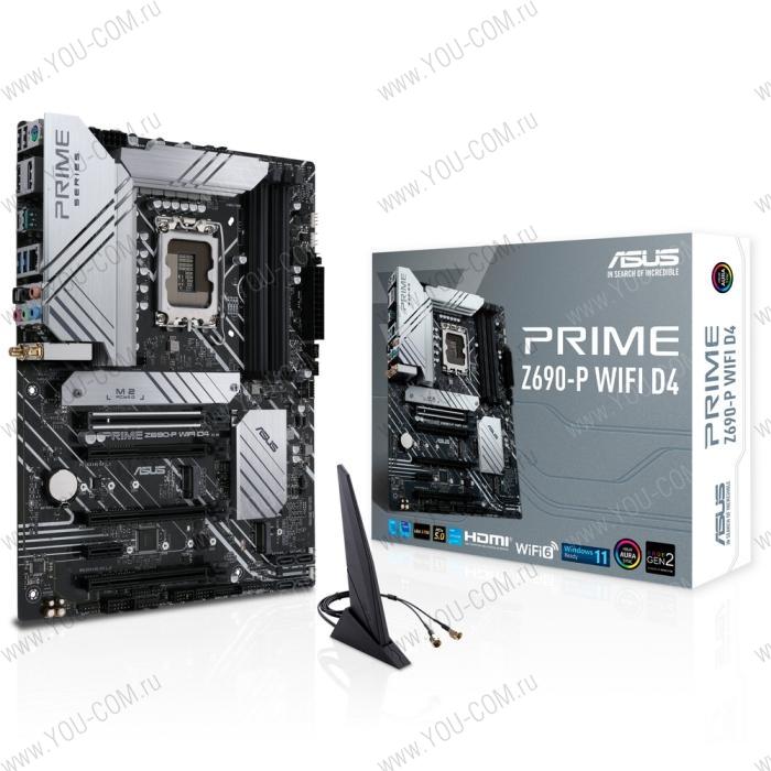 PRIME Z690-P WIFI D4 LGA1700 4xDDR4 4xPCIEx16 2xPCIEx1 3xM.2 WIFI  RTL {5} (471684)