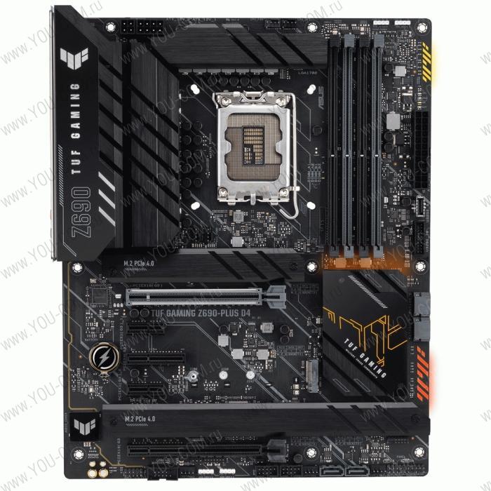 TUF GAMING Z690-PLUS D4 LGA1700 ATX 4xDDR4 2xPCIEx16 PCIEx4 2xPCIEx1 4xM.2 HDMI DP 2.5GLAN (442714)