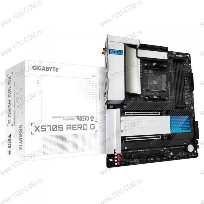 X570S AERO G, Socket AM4, AMD X570, 4xDDR4-3200, HDMI, 3xPCI-Ex16, 6xSATA3(RAID 0/1/10), 4xM.2, 8 Ch Audio, 2.5GLan, WiFi, (2+4)xUSB2.0, (6+4)xUSB3.2, (2+1)xUSB3.2 Type-C™, ATX, RTL {5} (823665)