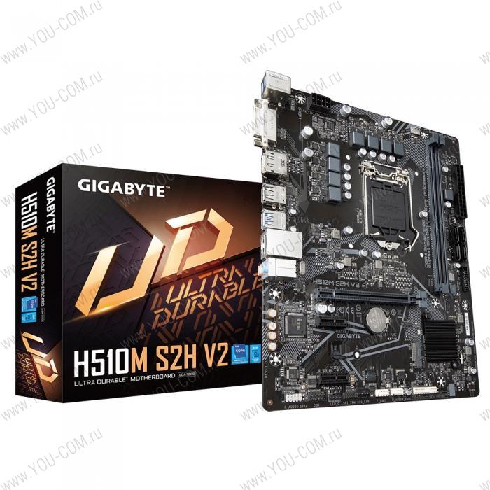 H510M S2H V2, Socket 1200, Intel®H510, 2xDDR4-3200, DVI-D+HDMI+DP, 1xPCI-Ex16, 2xPCI-Ex1, 4xSATA3, 1xM.2, 8 Ch Audio, GLan, (4+4)xUSB2.0, (2+2)xUSB3.2, 2xPS/2, mATX, RTL {10} (823757)