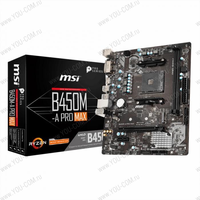 MSI B450M-A PRO MAX