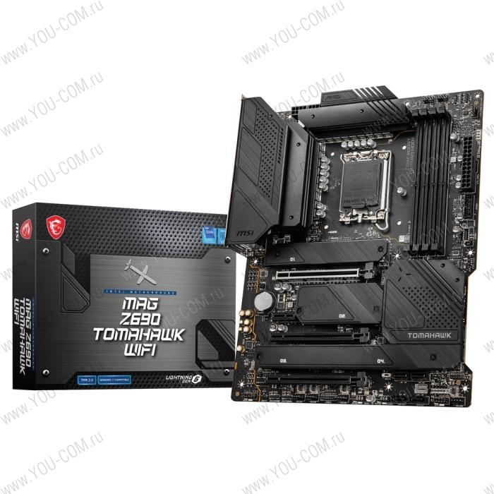 MAG Z690 TOMAHAWK WIFI MS-7D32\MAG Z690 TOMAHAWK WIFI\601-7D32-04S,30\801-7A94-104\STD MAG Z690 TOMAHAWK WIFI, Z690, LGA1700, 4DDR5, 3PCIEx16,1PCIEx1,4M.2,6SATA3,1USB3.2 Gen2X\, (911-7D32-08S) (896683) {5}