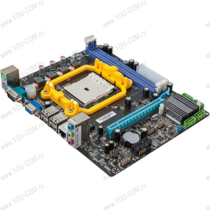 A55F1AL2, FM1 , AMD A55, mATX, 2xDDR3, 1xPCI-Ex16, 1xPCI-Ex1, 4xSATA2, 10/100, 6CH, VGA, 4xUSB2.0, 1x COM   RTL {20}