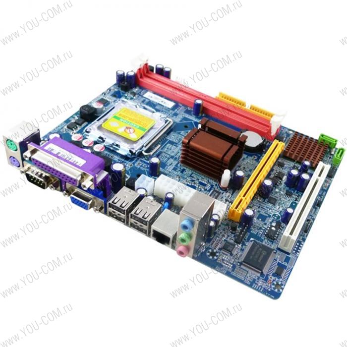 G31CEL2, Socket 775, Intel®G31+ICH7, 2xDDR2-800, D-SUB, 1xPCI-Ex16, 1xPCI, 4xSATA2, 1xIDE, 6 Ch Audio, Lan, (6+2)xUSB2.0, COM, mATX, RTL {20}