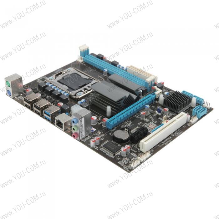 X58LGK, Socket 1356, Intel®X58, 2xDDR3-1333, 1xPCI-Ex16, 1xPCI-Ex1, 1xPCI, 4xSATA3, 6 Ch Audio, Lan, (6+2)xUSB2.0, 2xPS/2, mATX, OEM {20}