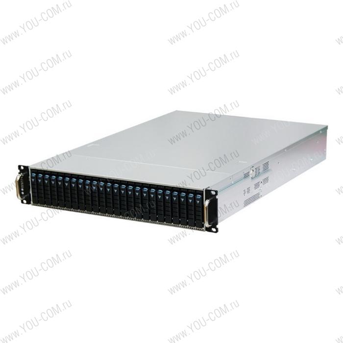 XE1-2AT00-01 , RSC-2AT, 2U 12G Storage Chassis 24 x 2.5" Hot-Swap + 2 x 2.5" Internal and an 800W Redundant PSU (Rails Included) * 7 x Low Profile PCI Slots