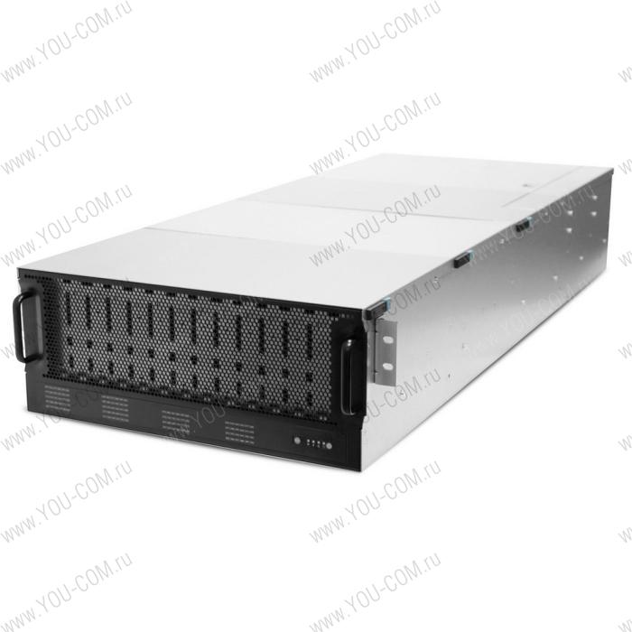 XJ1-41081-01 J4108-01, 4U, 108xSATA/SAS HS 3.5" bay, hot swap JBOD, 1xSAS 12G  expander with 4xSFF-8644, 1xBMC, 2000W 1+1 redundant 80+ Platinum, 31" fixed rail, w/o bezel