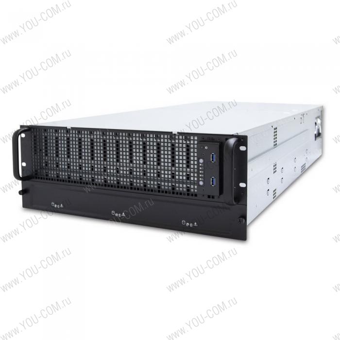 Серверная платформа AIC Storage Server 4U XP1-S403VG02 noCPU(2)2nd Gen Xeon Scalable/TDP 165W/ no DIMM(12)/ 60x3,5''+ 2x2,5''/ 2x10GB SFP+/ 2 x16 slots(FHHL)/ 3 x8 slots(FHHL)/2x1600W
