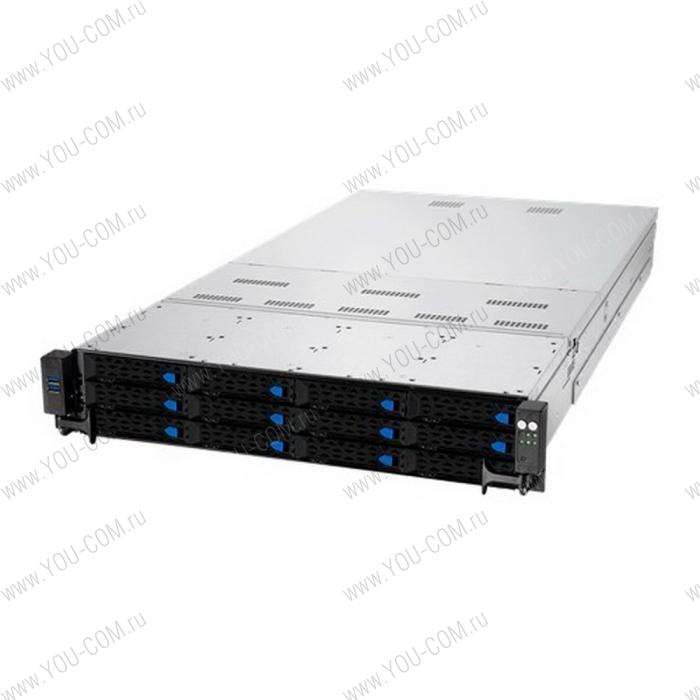 Серверная платформа ASUS RS720-E10-RS12 Rack 2U,2xLGA 4189,RDIMM/LR-DIMM/3DS(24/2933MHz/12TB),12xHDD LFF/SFF SAS/SATA or (8xNVMe+4xSAS/SATA),2x10GbE,soft RAID,8xPCi+1xOCP,2x1600W,ASMB10-iKVM