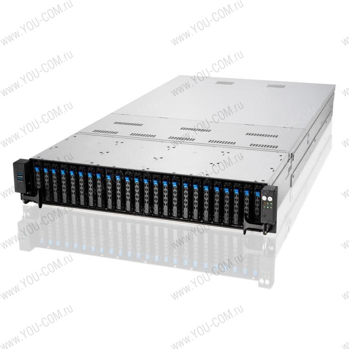 Серверная платформа ASUS RS720A-E11-RS24U Rack 2U,2xLGA 4094(max/280w TDP), sup 7002/7003 EPYC,RDIMM/LR-DIMM/3DS(32/3200MHz/8TB),24xSFF SATA/SAS/NVMe,2xM.2 SSD,2xGbE,9xPCie Slot,1xOCP3.0,2x1600W,ASMB10-iKVM