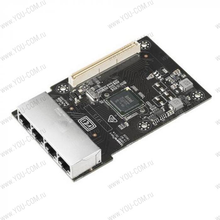 Адаптер ASUS MCI-1G/350-4T SERVER CARD