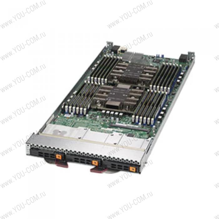 SBI-6429P-T3N 196 CPUs per 42U Rack/Dual socket P (LGA 3647) supports/Intel® C622 chipset/24 DIMMs; up to768GB VLP ECC/3 Hot-plug 2.5" NVMe or 3 SATA3/ Intel® C622; RAID 0, 1, 5/ Dual 10G onboard/AST2500 BMC/ IPMI 2.0,KVM over IP,Virtual Media over LAN