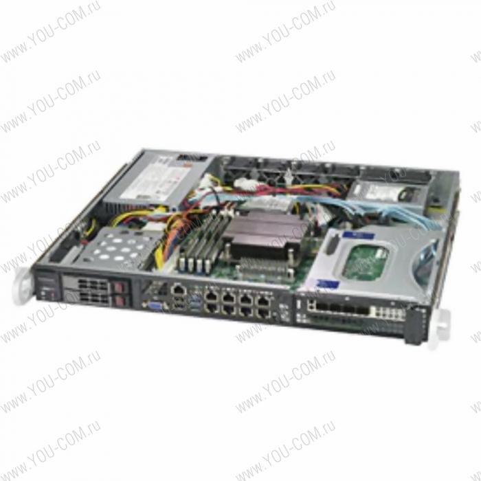 SYS-1019C-FHTN8 1U Rackmount, 5 SATA3, 1 PCI-E 3.0 x16, 4x 40x28mm 4-pin PWM fans