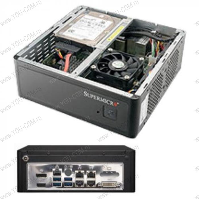 SYS-1019S-MP Mini-ITX  SC-101iF  X11SSV-M4  CM236   4 SATA3 (6 Gbps) ports; RAID 0, 1, 5, 10,  Intel RSTe