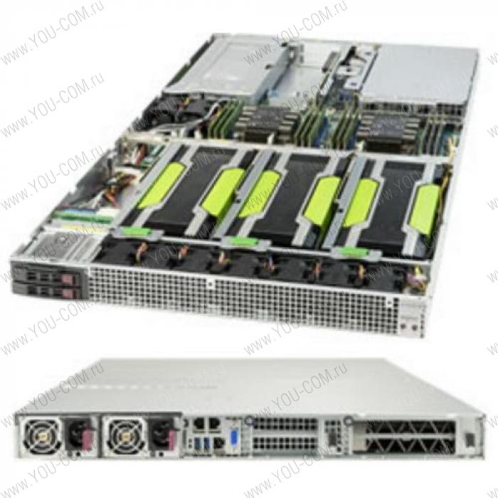 Supermicro SuperServer 1U 1029GQ-TRT noCPU(2)Scalable/TDP 70-165W/ no DIMM(12)/ SATARAID HDD(2)SFF/ 2x10GbE/ 4xFH, 2xLP, M2/ 2x2000W