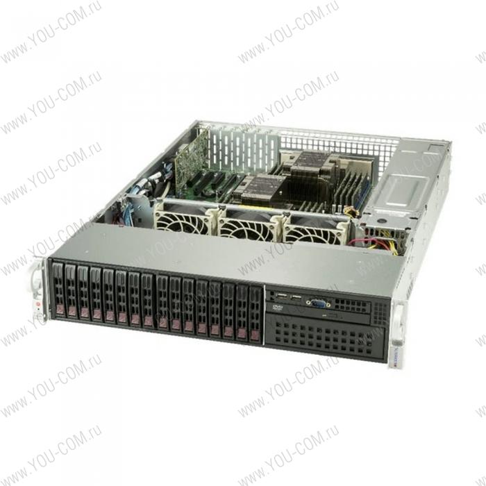 SYS-2029P-C1RT 2U (LGA3647, C622, 4xPCI-E, SVGA, SAS RAID,16xHS SATA, 2x10GbLAN, 16DDR4 1200W HS) (292066)