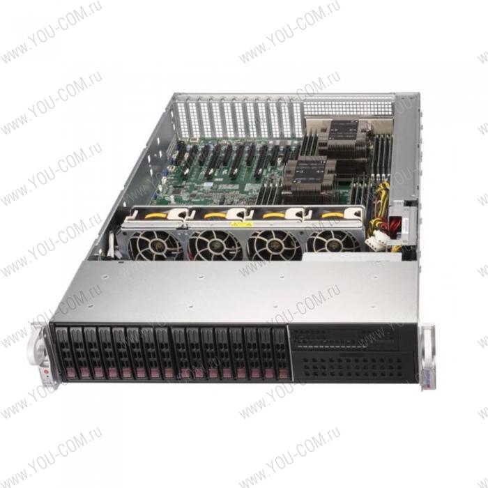 SYS-2029P-TXRT 2U Rackmount 16x HDD 2.5", X11DPX-T  10x SATA3: RAID 0, 1, 5, 10, 2x 10GBase-T, 2x 1000W