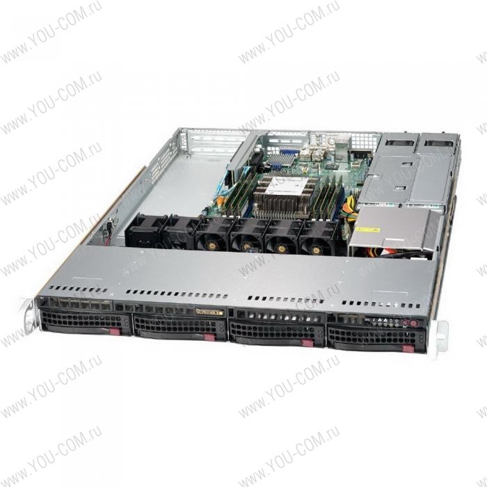 Supermicro SuperServer 1U 5019C-WR Xeon E-21**/ no memory(4)/ 6xSATA/ on board RAID 0/1/5/10/ no HDD(4)LFF/ 2xFH, 1xLP/ 2xGb/ 2x500W/ 1xM.2