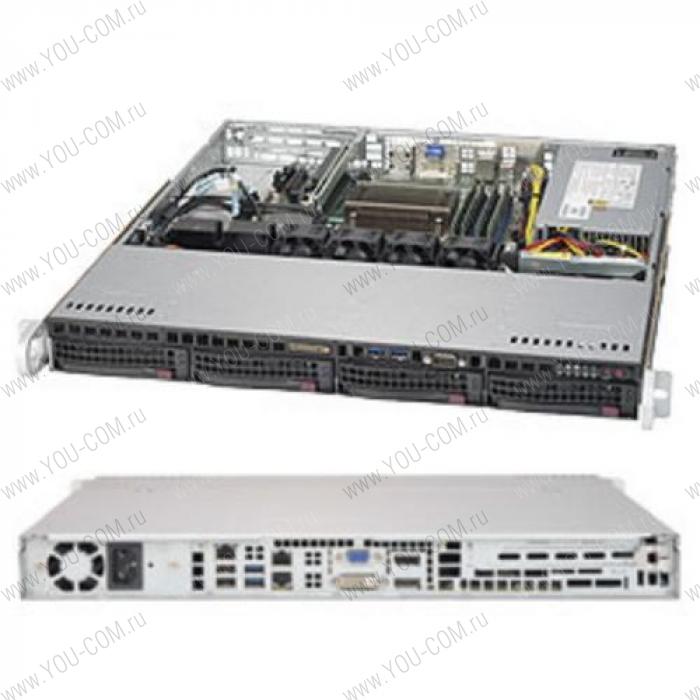 SYS-5019S-M2 1U Rackmount  CSE-813MFTQC-350CB  X11SSZ-F 4x SATA3, RAID 0, 1, 5, 10 support