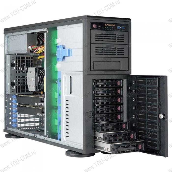 SYS-5049A-T LGA3647, Intel C621, 12 x DDR4, 8 x 3.5" SATA, Gigabit Ethernet (1000 Mbps), 10 Gigabit Ethernet (10 Gbps), 1200 W (370887)