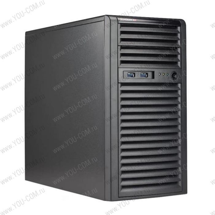 SYS-530T-I UP Workstation SYS-530T-I, Supports Intel® Xeon® E-2300 Series Processors, PCI-E 4.0 Support, Dual LAN ports, GbE and dedicated IPMI LAN port, 9cm PWM quiet exhaust fan and optioal front intake fan, 400W 80PLUS Gold Power Supply
