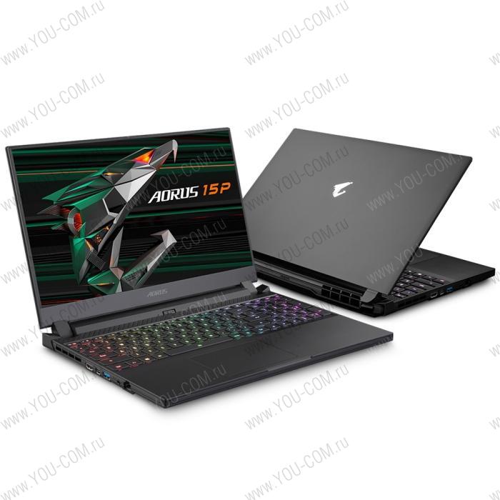 Ноутбук Gigabyte AORUS 15P KD-72RU224SH Core i7 11800H/16Gb/SSD1Tb/ RTX 3060 115W 6Gb/15.6"/240hz/IPS/FHD/Win10/black (981280)