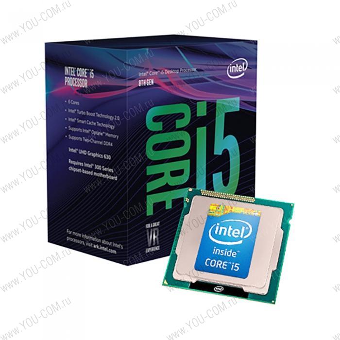 CPU Intel Core i5-9400 (2.9GHz/9MB/6 cores) LGA1151 BOX, UHD630 350MHz, TDP 65W, max 128Gb DDR4-2666, BX80684I59400SR3X5