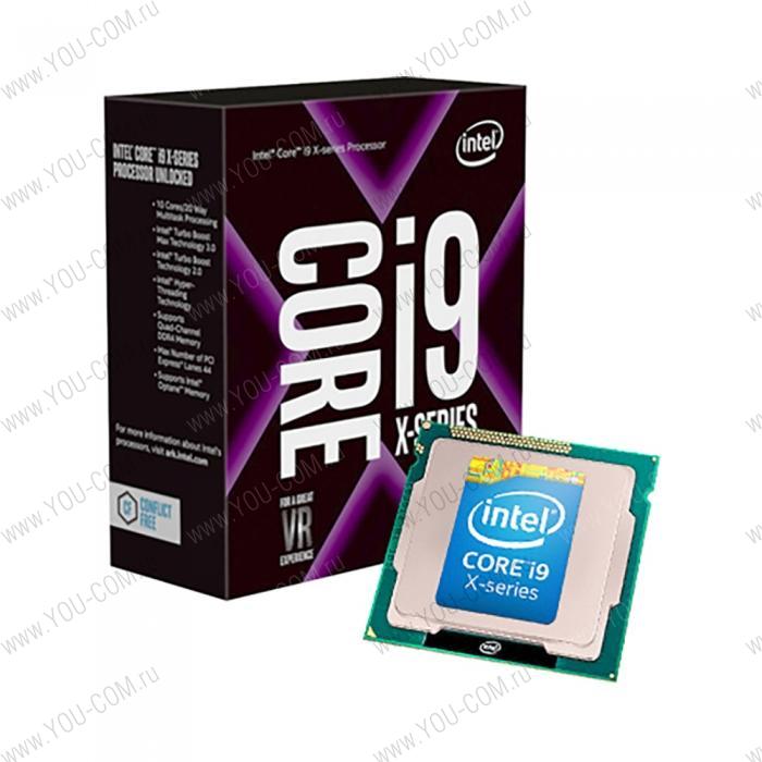 CPU Intel Core i9-10900X (3.7GHz/19.25MB/10 cores) LGA2066 BOX, TDP 165W, max 256Gb DDR4-2933, BXC8069510900XSRGV7