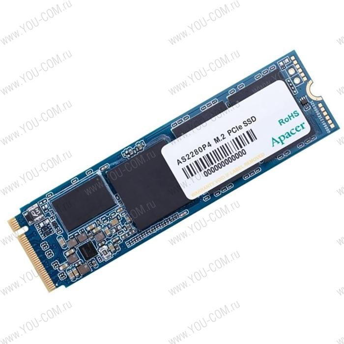 Твердотельный накопитель Apacer SSD AS2280P4U 1TB M.2 2280 PCIe Gen3x4, R3500/W3000 Mb/s, 3D NAND, MTBF 1.8M, NVMe, 760TBW, Retail, 5 years (AP1TBAS2280P4U-1)