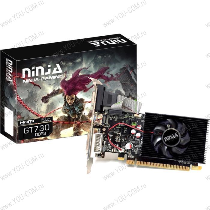 Ninja GT730 (96SP) 4GB GDDR3 128bit VGA DVI HDMI RTL {50} (NK73NP043F)