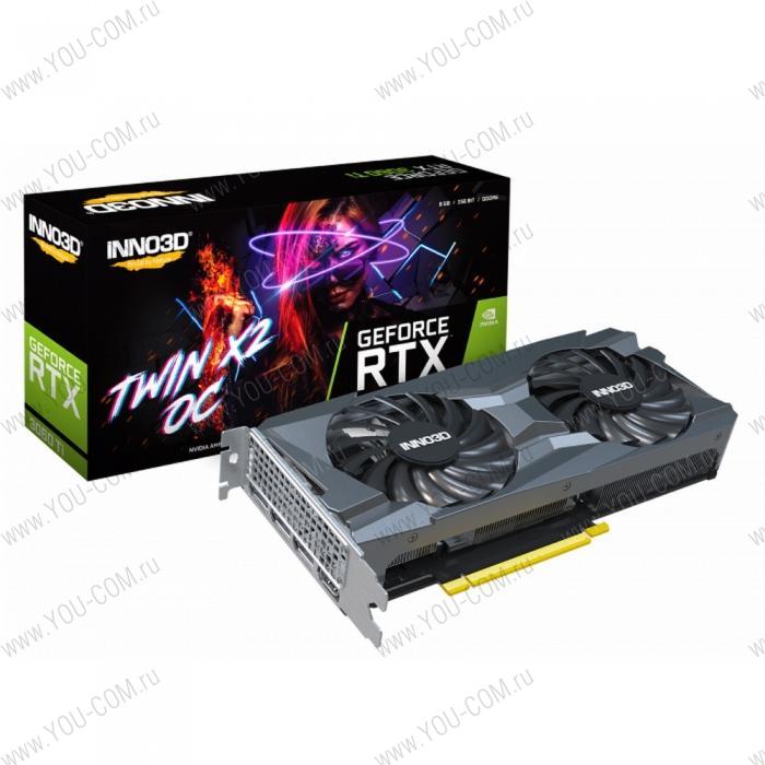 RTX3060Ti TWIN X2 OC LHR  8GB GDDR6 256bit HDMI 3xDP LHR RTL{10} (792) (002098) 