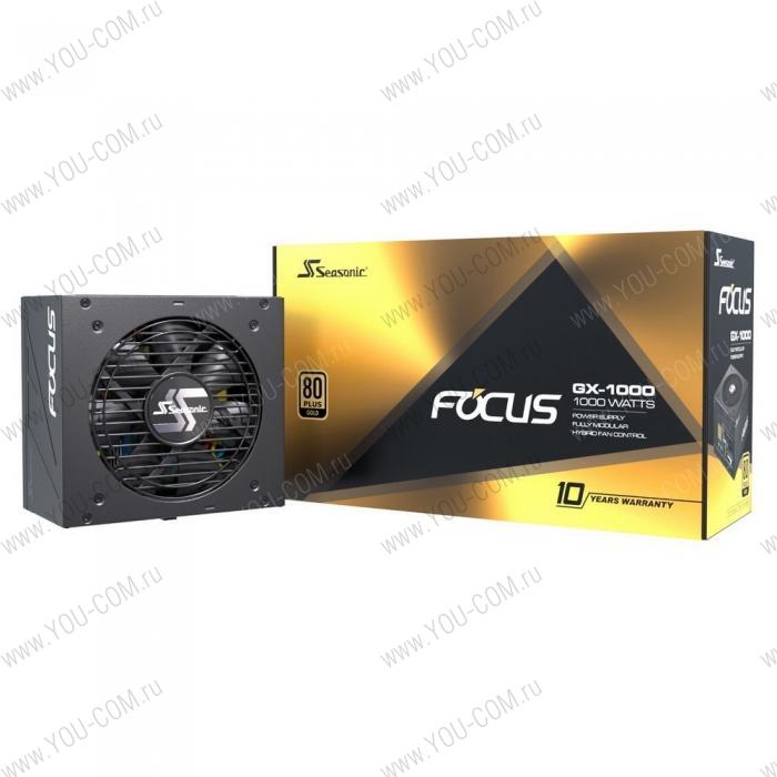 FOCUS GX-1000 SSR-1000FX 1000W, 80 Plus Gold, полностью модульный (874676)