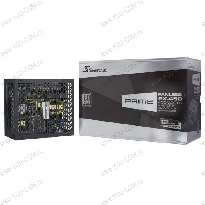 PRIME Fanless PX-450 SSR-450PL 450W, 80 Plus Platinum, полностью модульный (875604)