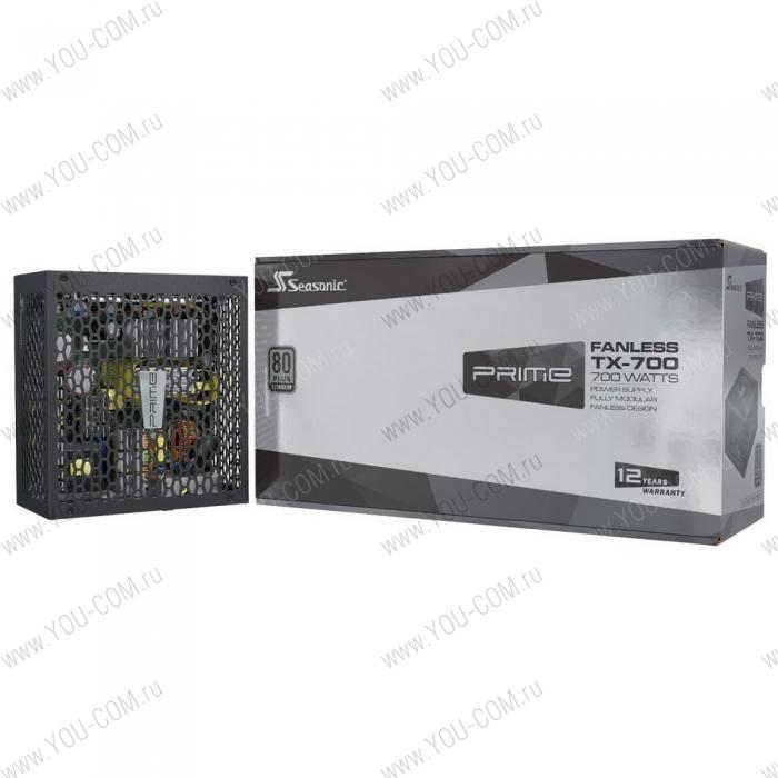 PRIME Fanless TX-700 SSR-700TL 700W, 80 Plus Titanium, полностью модульный  (876175)