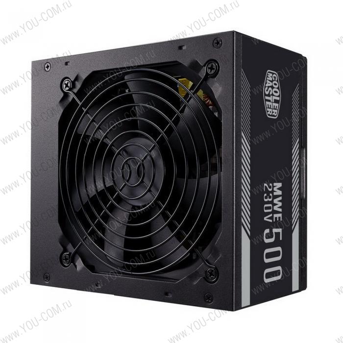 Блок питания Cooler Master MWE White, 500W, ATX, 120mm, 6xSATA, 2xPCI-E(6+2), APFC, 80+ White