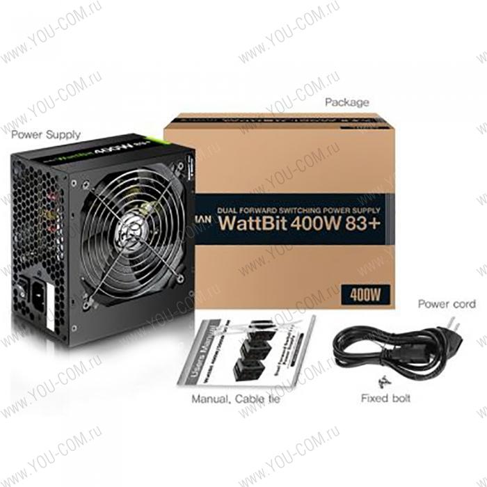 Zalman ZM400-XE, 400W, ATX12V v2.3, Dual Forward Switching, 12cm Fan, Retail