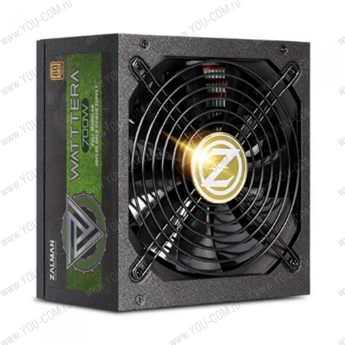 Блок питания Zalman ZM700-EBTII, 700W, ATX12V v2.3, EPS, APFC, 14cm Fan, 80+ Gold, Full Modular, Retail