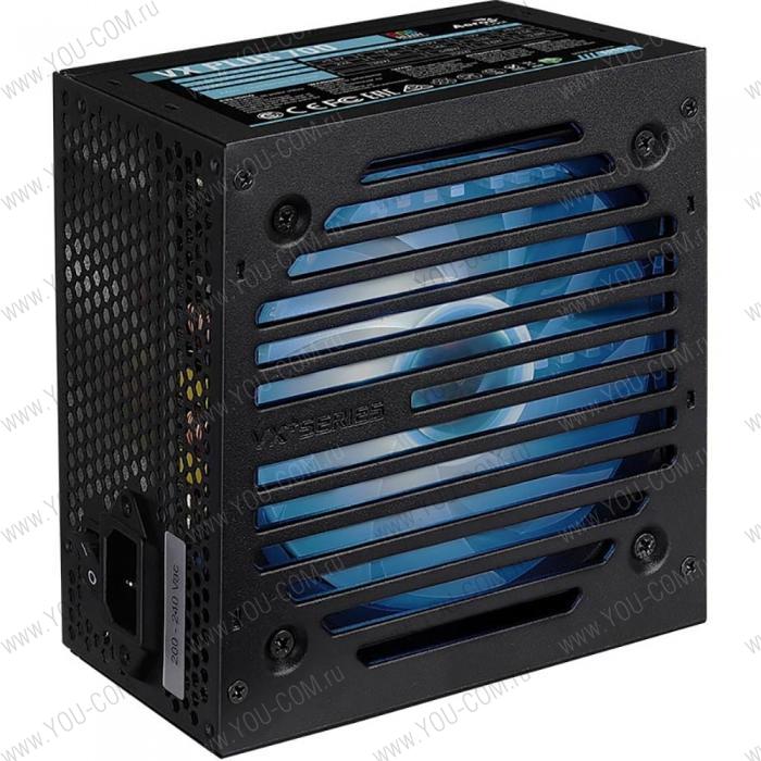 Блок питания Aerocool VX Plus 650 RGB 650W, ATX v2.3, RGB Fan 12cm, 500mm cable, Retail